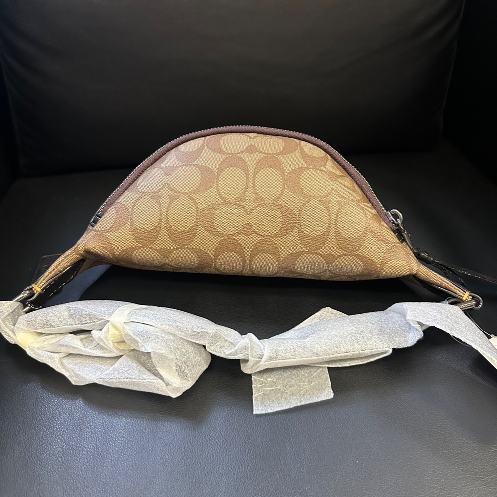 NWT! RARE! Coach X StarWars Waist Bag Mens pouch F88013 Signature Canvas Zipper - Picture 6 of 9